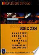Annuaire officiel des abonnés au téléphone, fax & télex