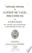 Annuaire officiel du Canton de Vaud