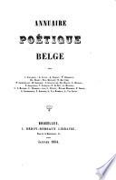 Annuaire poétique belge