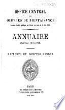 Annuaire; rapports et comptes rendus
