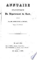 Annuaire statistique [afterw.] Annuaire du département du Nord. An xi-1890