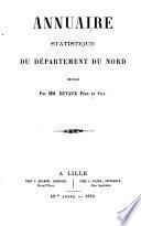 Annuaire statistique [afterw.] Annuaire du département du Nord. An xi-1890