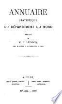 Annuaire statistique [afterw.] Annuaire du département du Nord. An xi-1890