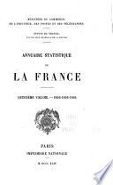 Annuaire statistique de la France