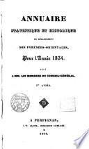 Annuaire Statistique et Historique du departement des Pyrénées orientales