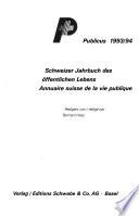 Annuaire suisse de la vie publique