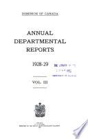 Annual Departmental Reports