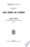 Annual Departmental Reports