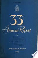 Annual report - Department of Fisheries