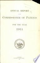 Annual Report of the Commissioner of Patents