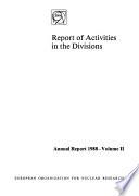 Annual Report of the European Organization for Nuclear Research