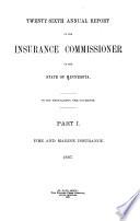 Annual Report of the Insurance Commissioner of the State of Minnesota