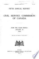 Annual Report - Public Service Commission of Canada