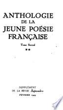 Anthologie de la jeune poésie française