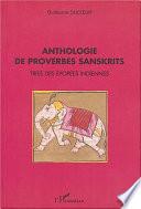 Anthologie de proverbes sanskrits