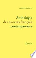 Anthologie des avocats français contemporains