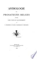 Anthologie des prosateurs Belges