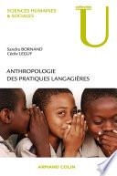 Anthropologie des pratiques langagières