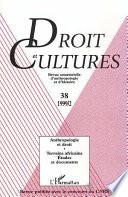 ANTHROPOLOGIE ET DROIT