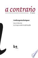 Anthropotechniques