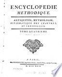 Antiquités, mythologie, diplomatique des chartres, et chronologie