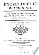 Antiquités, mythologie, diplomatique des chartres, et chronologie