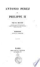 Antonio Pérez et Philipe II.