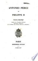 Antonio Perez et Philippe II