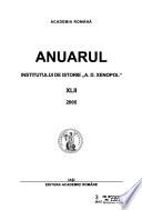 Anuarul Institutului de Istorie A.D. Xenopol.