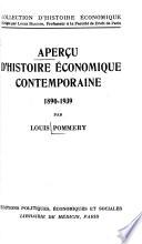 Aperçu l'histoire économique contemporaine, 1890-1939