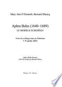 Aphra Behn (1640-1689)