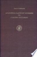 Apocryphes Slaves Et Roumains De L'Ancien Testament