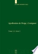 Apollonius de perge, coniques