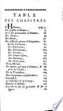 Apologie d'Homere et bouclier d'Achille
