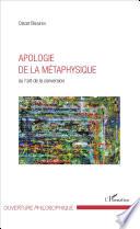 Apologie de la métaphysique