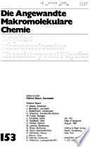 Applied Macromolecular Chemistry and Physics