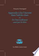 Apprendre a Lire L'eternite Dans L'oeil Des Chats