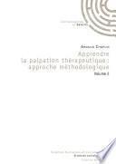 Apprendre la palpation thérapeutique
