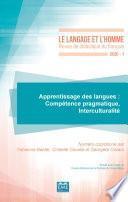 Apprentissage des langues: Compétence pragmatique, Interculturalité