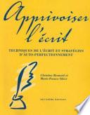 Apprivoiser l'écrit