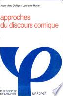 Approches du discours comique