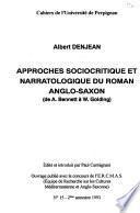 Approches sociocritique et narratologique du roman anglo-saxon