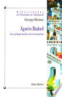 Livre Après Babel