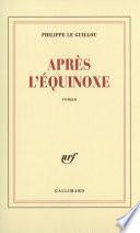 Après l'équinoxe