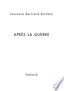 Après la guerre