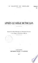 Après le siège de Toulon