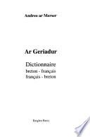 Ar geriadur