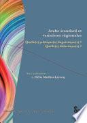 Arabe standard et variations régionales