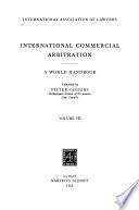 Arbitrage international commercial