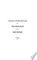 Arch Int Physiol Biochim